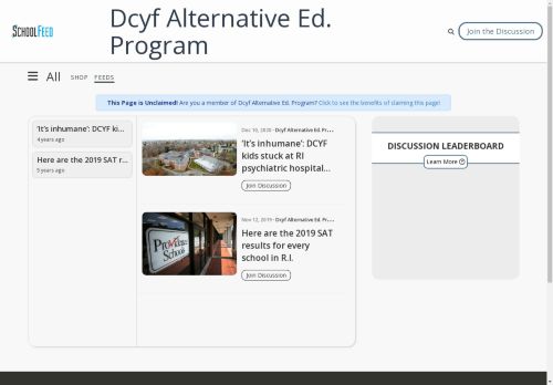 Dcyf Alternative Ed. Program