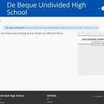 De Beque Undivided High School