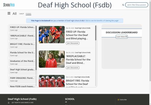 Deaf High School (Fsdb)