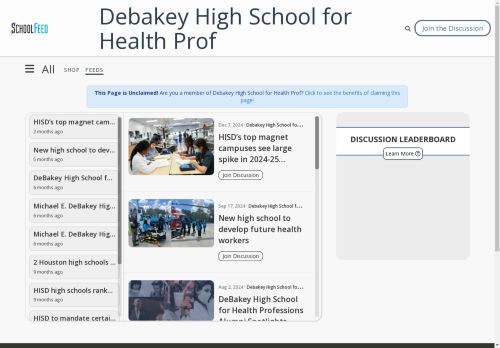 Debakey High School for Health Prof