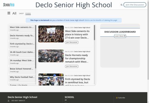 Declo Senior High School