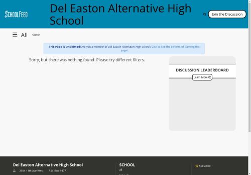 Del Easton Alternative High School