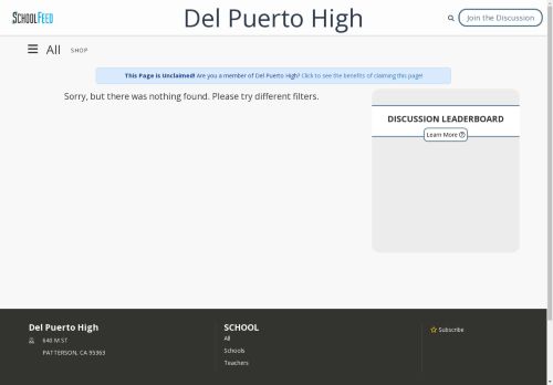 Del Puerto High