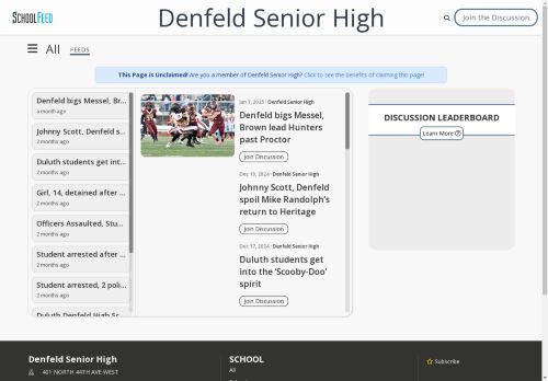 Denfeld Senior High