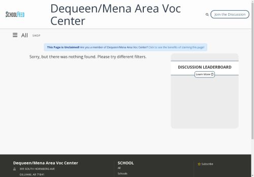 Dequeen/Mena Area Voc Center