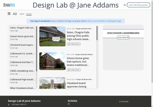 Design Lab @ Jane Addams