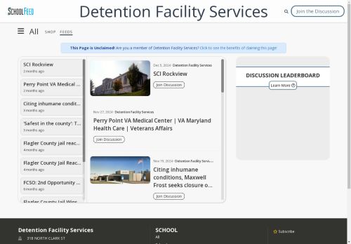 Detention Facility Services