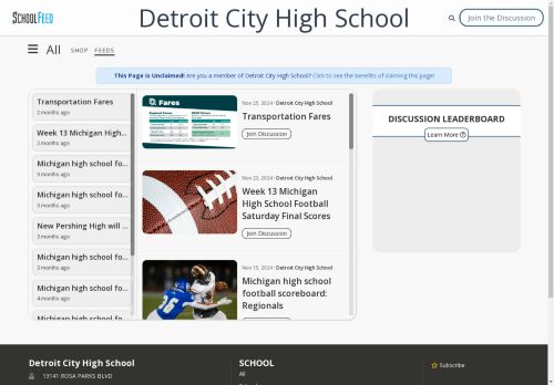 Detroit City High School