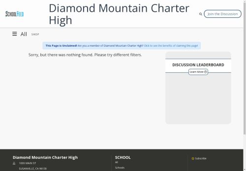 Diamond Mountain Charter High