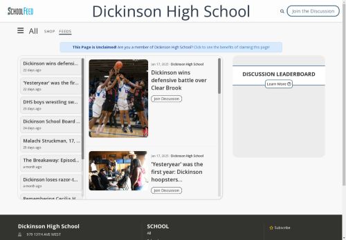 Dickinson High School