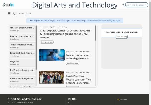 Digital Arts and Technology