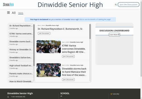Dinwiddie Senior High