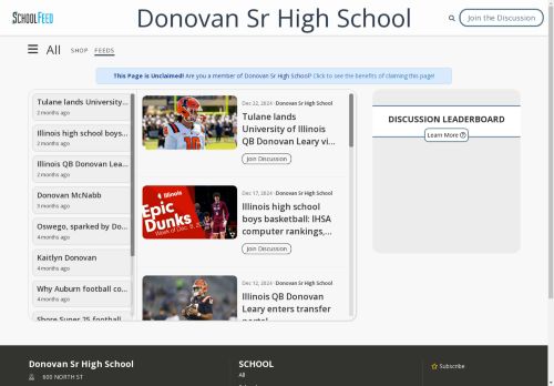 Donovan Sr High School