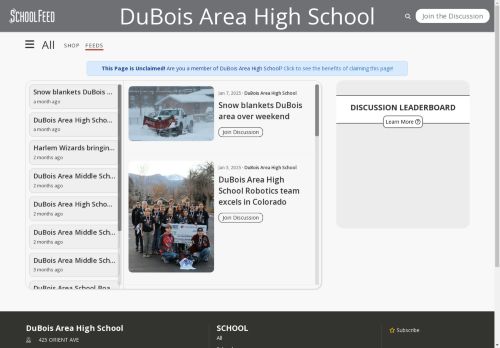 DuBois Area High School