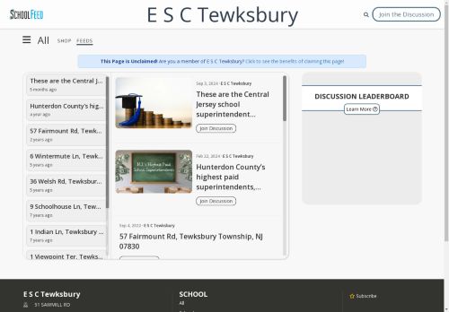 E S C Tewksbury