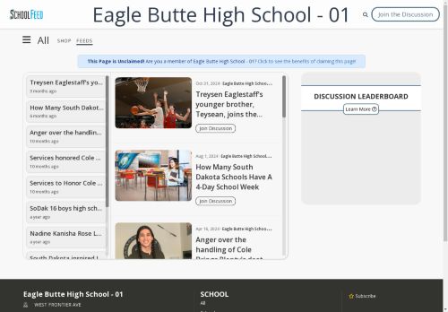 Eagle Butte High School - 01