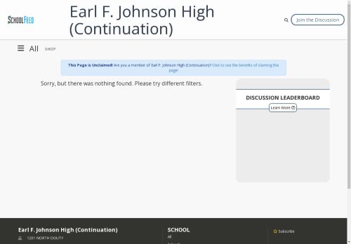 Earl F. Johnson High (Continuation)