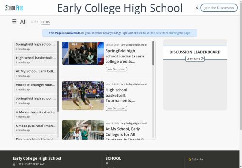 Early College High School