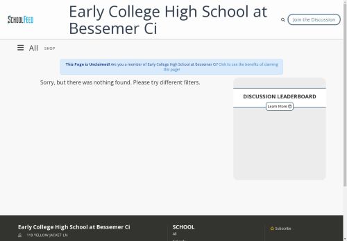 Early College High School at Bessemer Ci