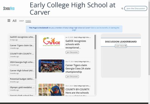 Early College High School at Carver