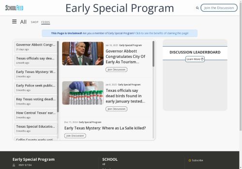 Early Special Program