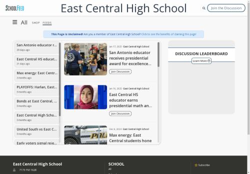 East Central High School