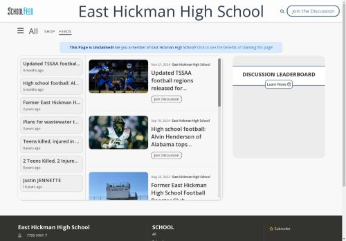 East Hickman High School