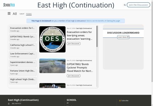 East High (Continuation)