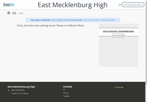 East Mecklenburg High