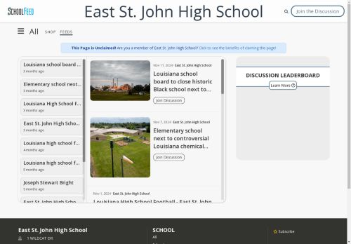 East St. John High School