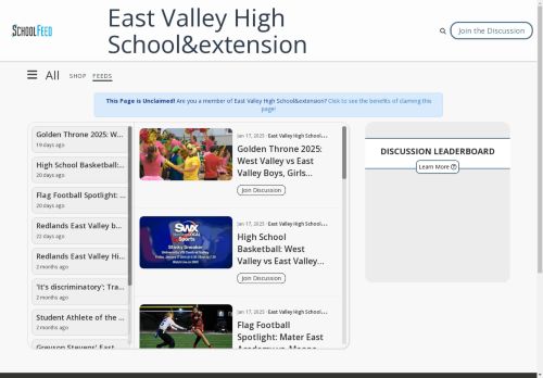 East Valley High School&extension