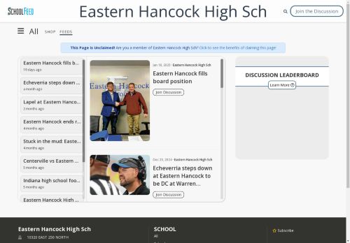 Eastern Hancock High Sch