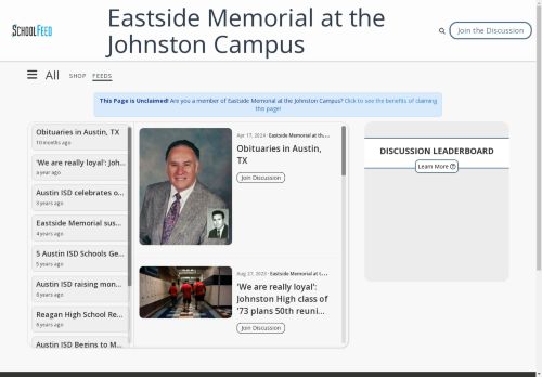 Eastside Memorial at the Johnston Campus