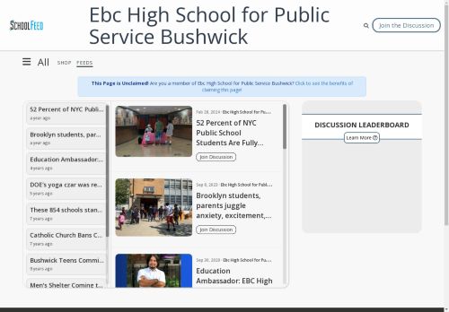 Ebc High School for Public Service Bushwick