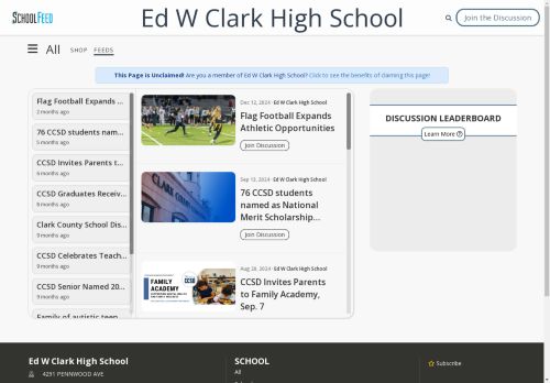 Ed W Clark High School