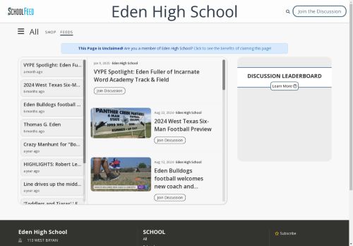 Eden High School