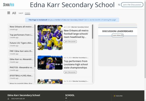 Edna Karr Secondary School