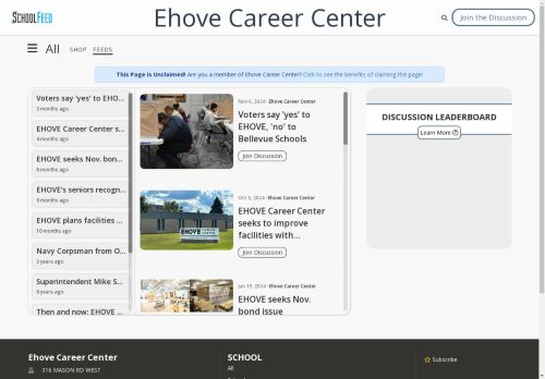 Ehove Career Center
