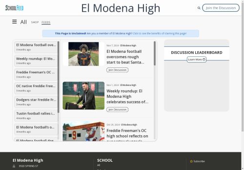 El Modena High