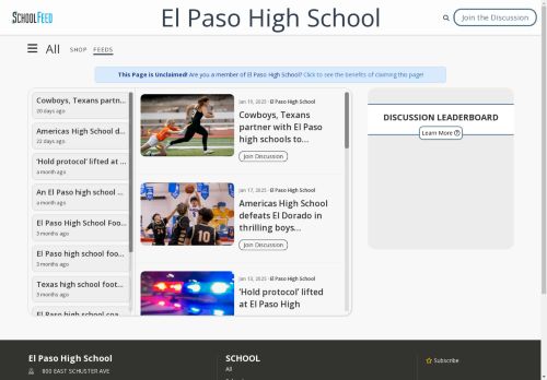 El Paso High School