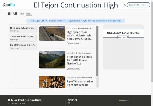 El Tejon Continuation High