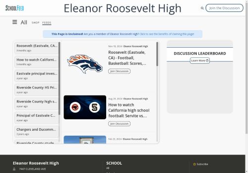 Eleanor Roosevelt High