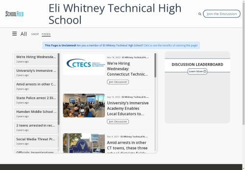 Eli Whitney Technical High School