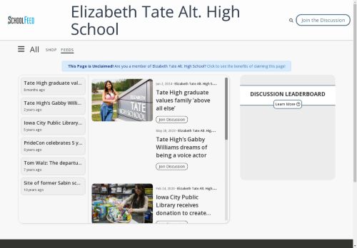 Elizabeth Tate Alt. High School