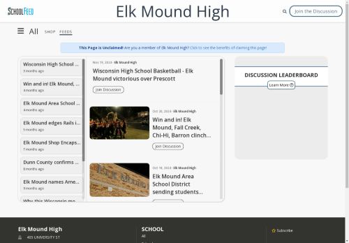 Elk Mound High