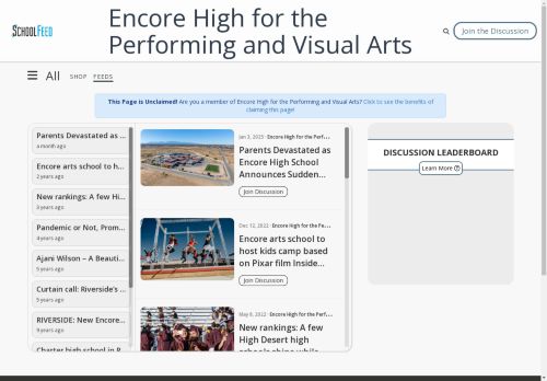 Encore High for the Performing and Visual Arts