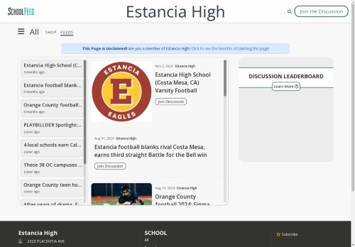 Estancia High