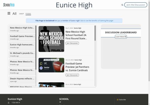 Eunice High