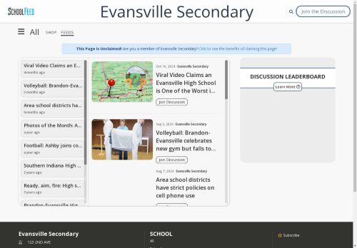 Evansville Secondary