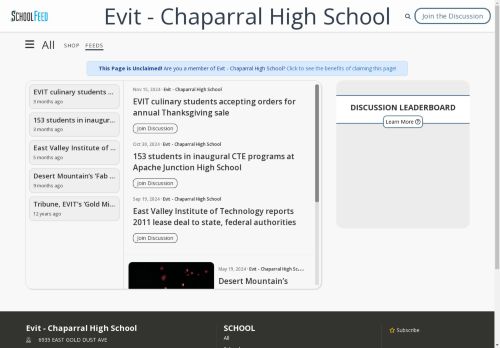 Evit - Chaparral High School